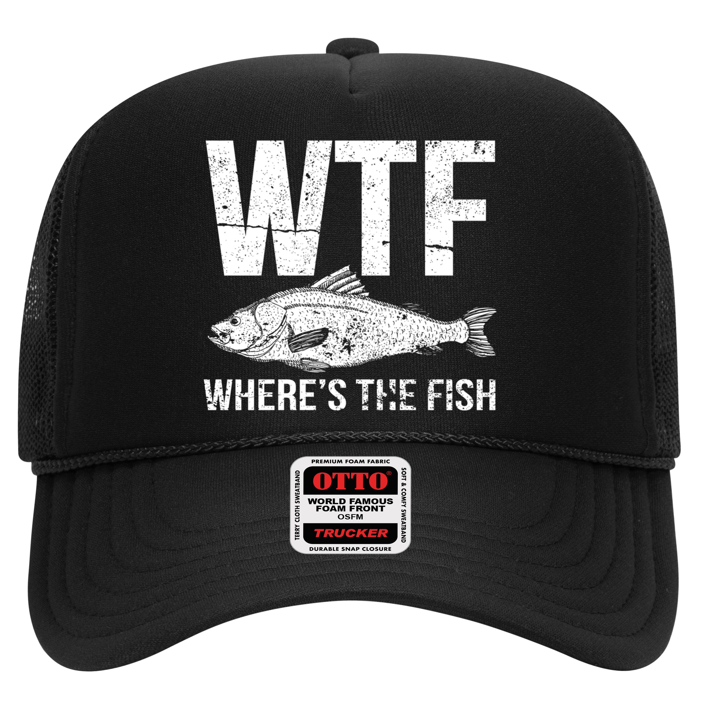 Wtf Wheres The Fish Funny Gift Hat