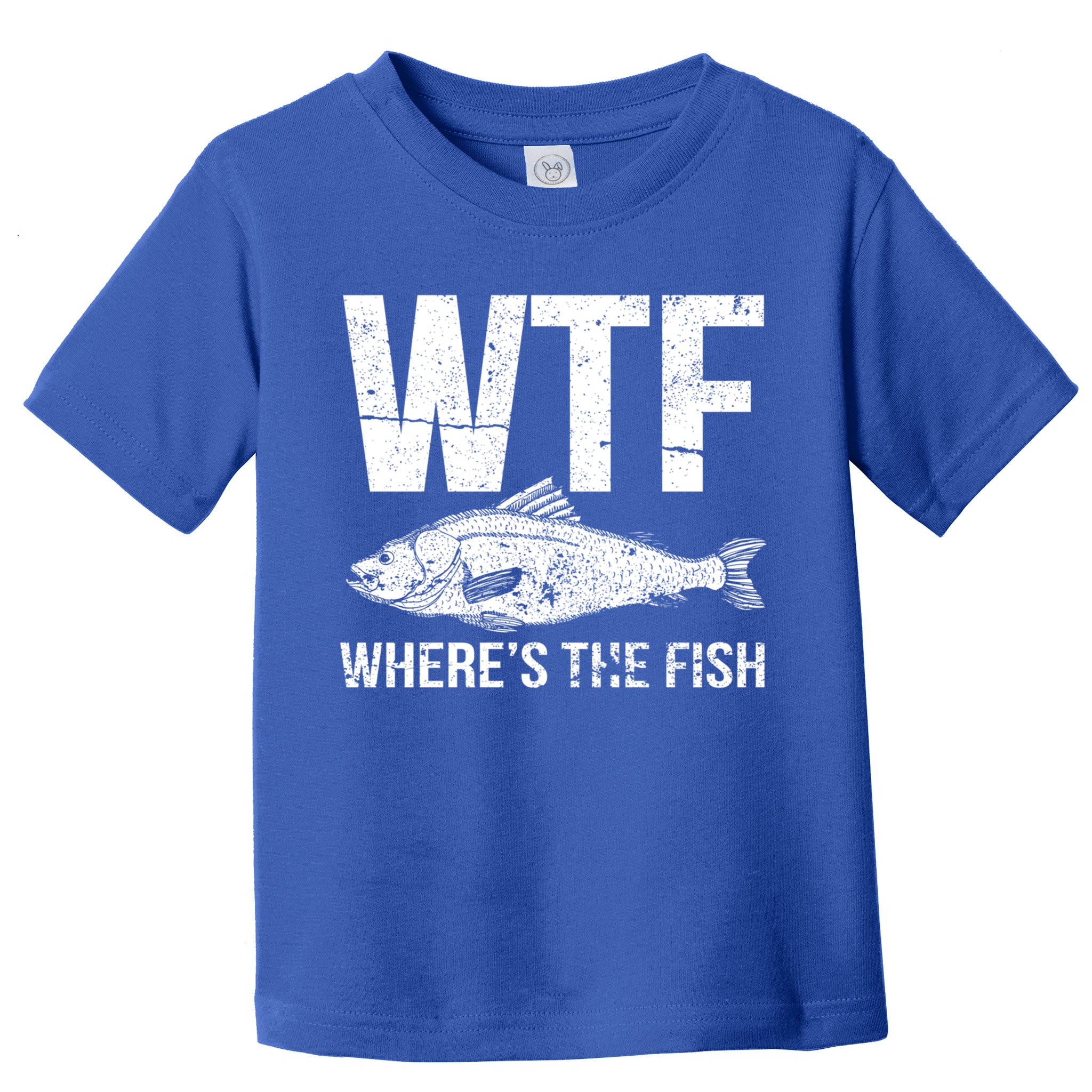 Wtf Wheres The Fish Funny Gift Toddler T-Shirt