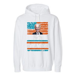 We Went To 54 States, Funny President Biden Gaff Garment-Dyed Fleece Hoodie