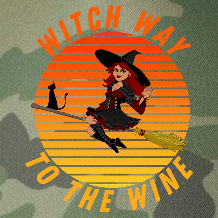 Witch Way To The Wine Halloween Drinking For Wiccan Witches Funny Witch & Wine Legacy Tie Dye Trucker Hat