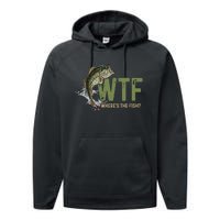 Wtf WhereS The Fish Performance Fleece Hoodie