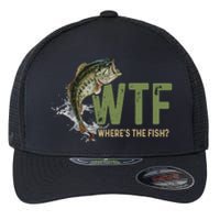 Wtf WhereS The Fish Flexfit Unipanel Trucker Cap