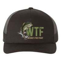 Wtf WhereS The Fish Yupoong Adult 5-Panel Trucker Hat