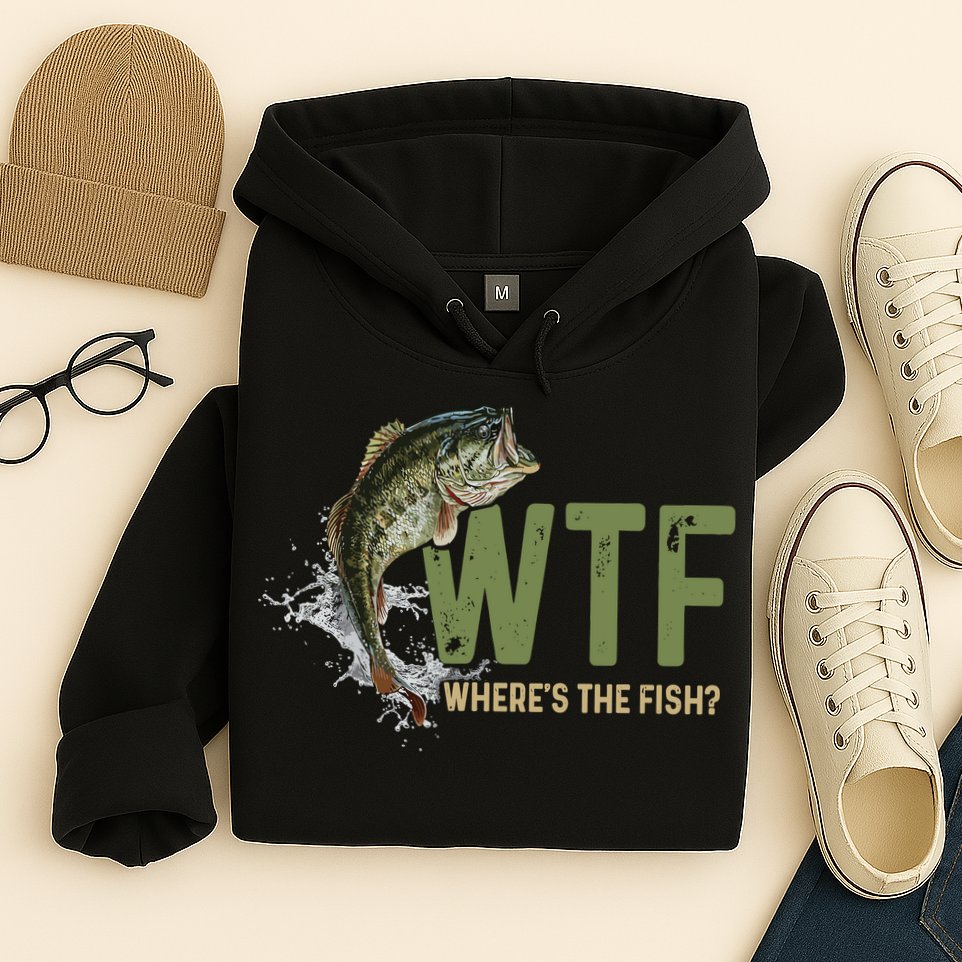 Wtf WhereS The Fish Hoodie