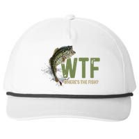 Wtf WhereS The Fish Snapback Five-Panel Rope Hat