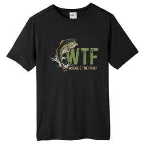 Wtf WhereS The Fish Tall Fusion ChromaSoft Performance T-Shirt