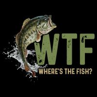 Wtf WhereS The Fish Drawstring Bag
