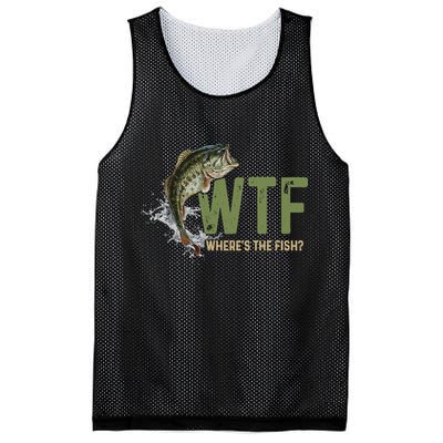 Wtf WhereS The Fish Mesh Reversible Basketball Jersey Tank
