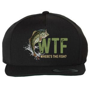 Wtf WhereS The Fish Wool Snapback Cap