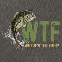Wtf WhereS The Fish Cotton Canvas Backpack