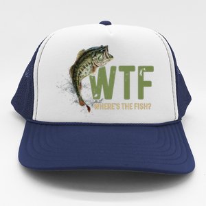 Wtf WhereS The Fish Trucker Hat