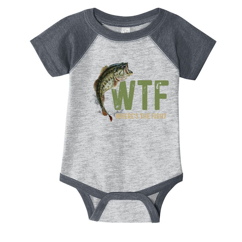 Wtf WhereS The Fish Infant Baby Jersey Bodysuit