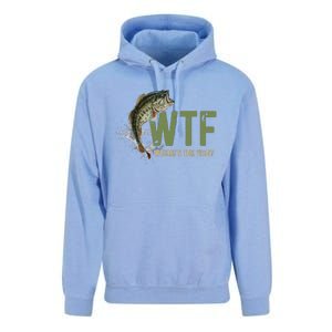 Wtf WhereS The Fish Unisex Surf Hoodie