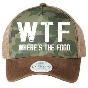 Wtf Wheres The Food Funny Food Enthusiasts Gift Legacy Tie Dye Trucker Hat