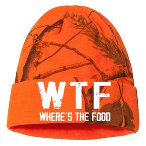 Wtf Wheres The Food Funny Food Enthusiasts Gift Kati Licensed 12" Camo Beanie