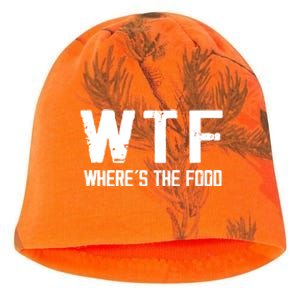 Wtf Wheres The Food Funny Food Enthusiasts Gift Kati - Camo Knit Beanie