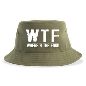 Wtf Wheres The Food Funny Food Enthusiasts Gift Sustainable Bucket Hat