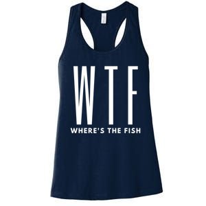 WTF Where's The Fish Women's Racerback Tank