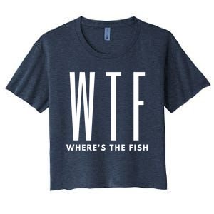 WTF Where's The Fish Women's Crop Top Tee