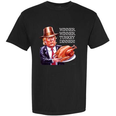 Winner Winner Turkey Dinner Thanksgiving Humor Garment-Dyed Heavyweight T-Shirt