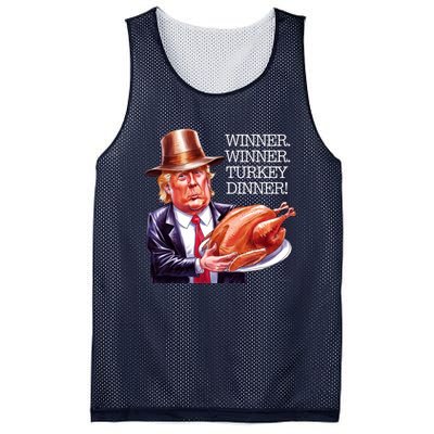 Winner Winner Turkey Dinner Thanksgiving Humor Mesh Reversible Basketball Jersey Tank