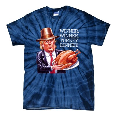 Winner Winner Turkey Dinner Thanksgiving Humor Tie-Dye T-Shirt