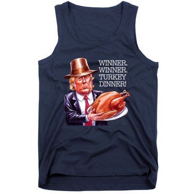 Winner Winner Turkey Dinner Thanksgiving Humor Tank Top