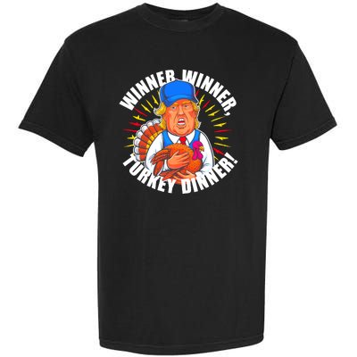 Winner Winner Turkey Dinner Funny Trump Thanksgiving Garment-Dyed Heavyweight T-Shirt