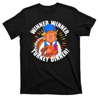 Winner Winner Turkey Dinner Funny Trump Thanksgiving T-Shirt