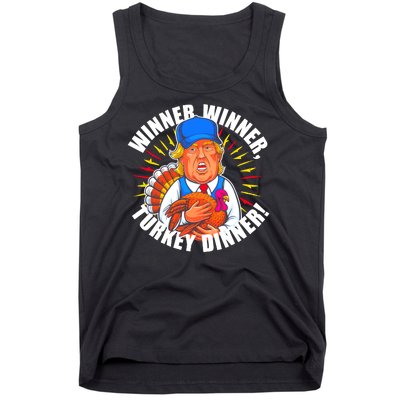 Winner Winner Turkey Dinner Funny Trump Thanksgiving Tank Top