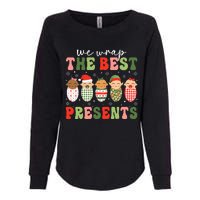 We Wrap The Best Presents Nicu Nurse Mother Baby Christmas Womens California Wash Sweatshirt