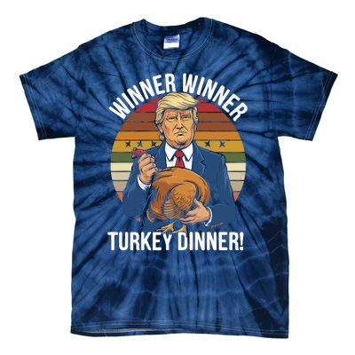 Winner Winner Turkey Dinner Humor Funny Trump Thanksgiving Tie-Dye T-Shirt