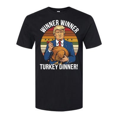 Winner Winner Turkey Dinner Humor Funny Trump Thanksgiving Softstyle® CVC T-Shirt