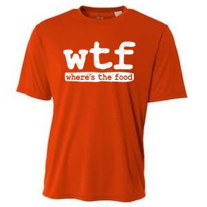 Wtf Wheres The Food Gift Cooling Performance Crew T-Shirt