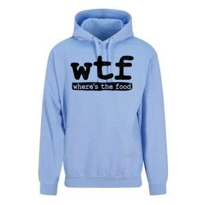 Wtf Wheres The Food Gift Unisex Surf Hoodie