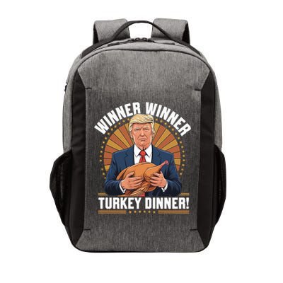 Winner Winner Turkey Dinner Humor Funny Trump Thanksgiving Vector Backpack