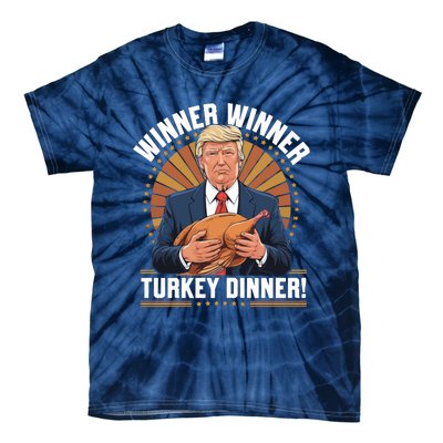 Winner Winner Turkey Dinner Humor Funny Trump Thanksgiving Tie-Dye T-Shirt