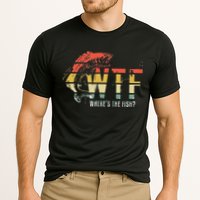WTF Wheres The Fishs Funny Fishing Cooling Performance Crew T-Shirt