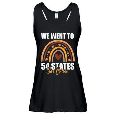 We Went To 54 States Funny Joe Biden President Ladies Essential Flowy Tank