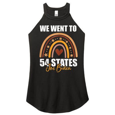 We Went To 54 States Funny Joe Biden President Women’s Perfect Tri Rocker Tank