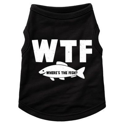 WTF Where's The Fish Fishing Fan Doggie Tank