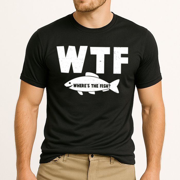 WTF Where's The Fish Fishing Fan Performance Shirt