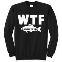WTF Where's The Fish Fishing Fan Sweatshirt