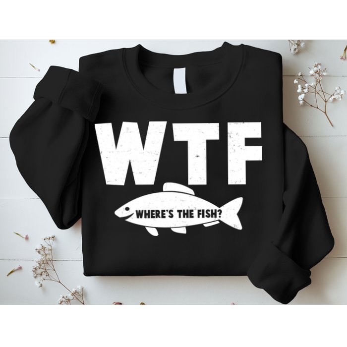 WTF Where's The Fish Fishing Fan Sweatshirt