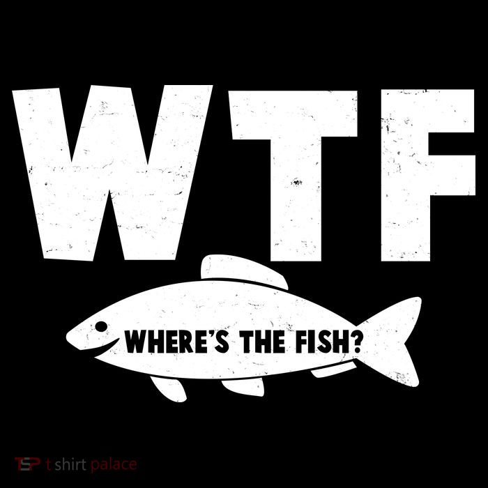 WTF Where's The Fish Fishing Fan Impact Tech Backpack