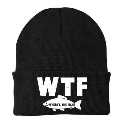 WTF Where's The Fish Fishing Fan Beanie