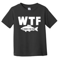 WTF Where's The Fish Fishing Fan Toddler T-Shirt