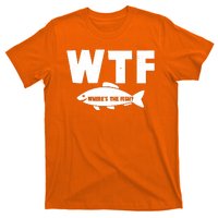 WTF Where's The Fish Fishing Fan T-Shirt