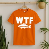 WTF Where's The Fish Fishing Fan T-Shirt