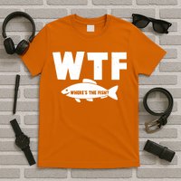 WTF Where's The Fish Fishing Fan T-Shirt